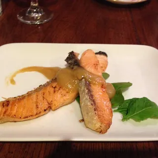 Grilled Salmon with Miso Sauce