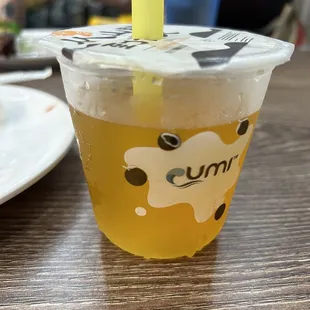 Passion fruit tea- so good!