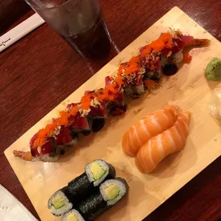 sushi and sashimi, sushi, sashimi, food