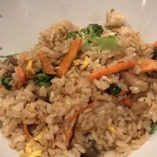 1/2 serving of Vegetable Fried Rice