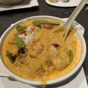 Chicken yellow curry