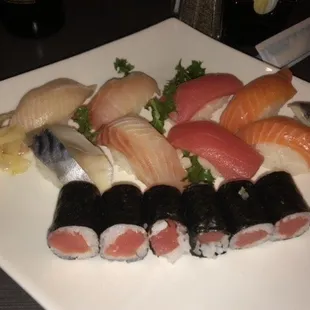 sushi and sashimi, sushi, food, sashimi