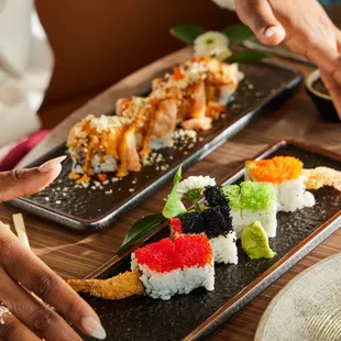 sushi and sashimi, food, sushi, sashimi