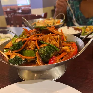 Veggies with tofu