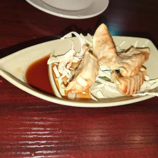 Chicken Gyoza was good.