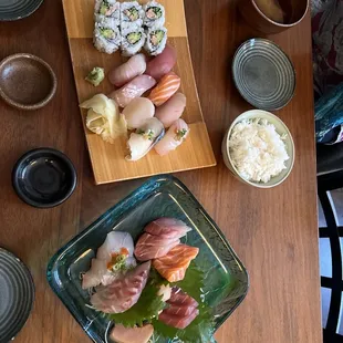 Chef's special sushi and sashimi combo