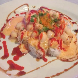 24. Scallop Volcano Roll