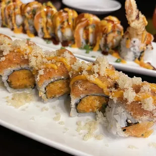 Triple Threat Special Maki (front) and Angry Bird Special Maki (back)