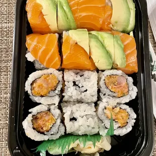 Phoenix roll and spicy yellowtail roll