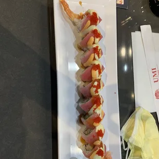 Hot night. The photo in the menu doesn't do it justice it was SO GOOD.