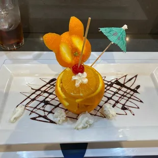 Orange Bear Surprise? Compliments of the chef