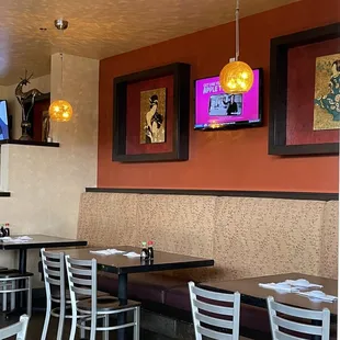 Indoor dining available