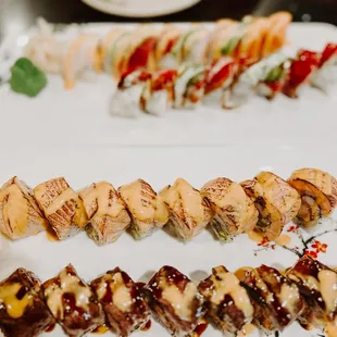 sushi, food, sashimi, sushi and sashimi
