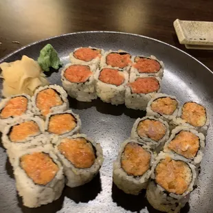 Salmon Crunch Rolls