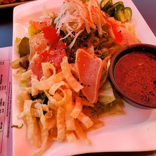 Sashimi salad