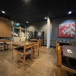 the interior of a restaurant