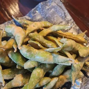 Spicy edemame