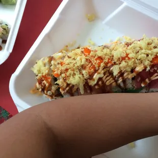 Everything roll compared to my arm