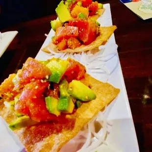 Yummy Crunch, Poke appetizer