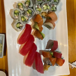 Rolls and nigiri