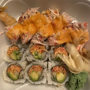 2. Spicy Tempura California Roll