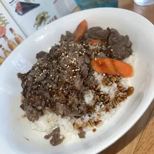 Beef Teriyaki over rice