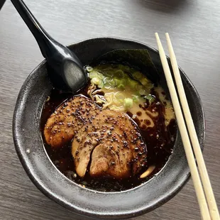 30. Black Garlic Oil Miso Ramen