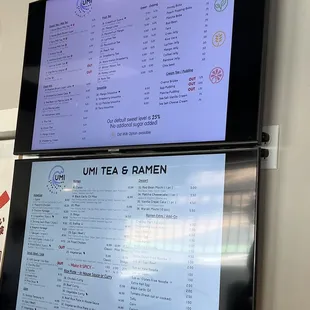 Menus