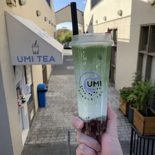 Red Bean Uji Matcha Latte