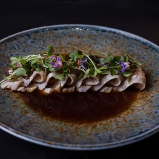 Albacore Black Garlic Crudo