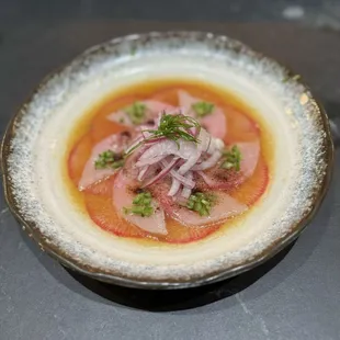 Yuzu Yellowtail Crudo
