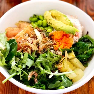 Salmon poke bowl