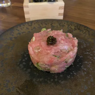 Toro Tartar with Nori Chip