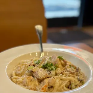 Carbonara Udon - super creamy and tasty