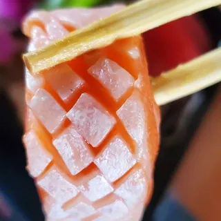 Salmon sashimi