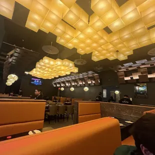 More seating in the dining area