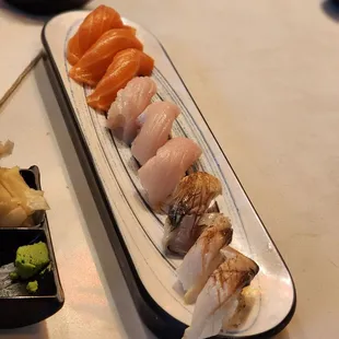 sushi, sushi and sashimi, food, sashimi
