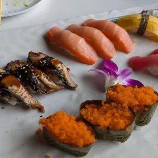 food, sushi and sashimi, sushi, sashimi