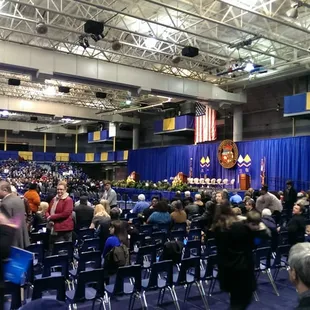 Set up for Wnter graduation 2014.