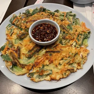 Seafood pancake