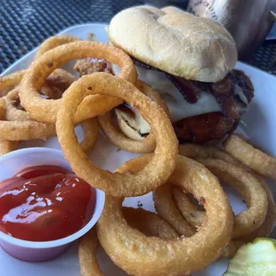 Siracha Chicken Burger