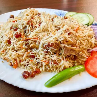 Afghani - qabli pallow - lamb