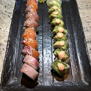 sashimi, sushi and sashimi, food, sushi