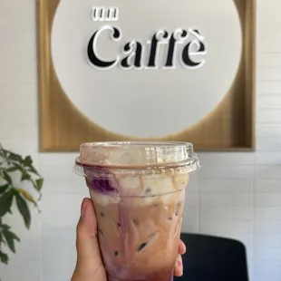 Ube triple espresso Einspanner