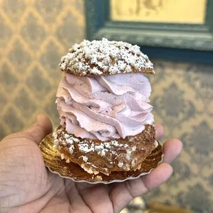 Cherry Blossom Cream Puff