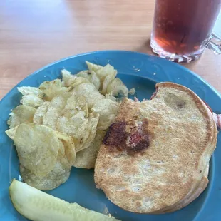 Turkey cheese panini