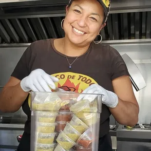 Our founder and owner Sirena. Come say Hi!