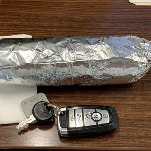 $12 "Super Burrito" should be the size of my arm, not a gas station frozen burrito.   Not worth it.