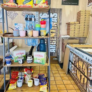 Goodies that they sell!