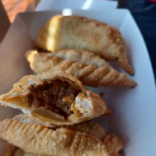 Jalapeño ones and beef.